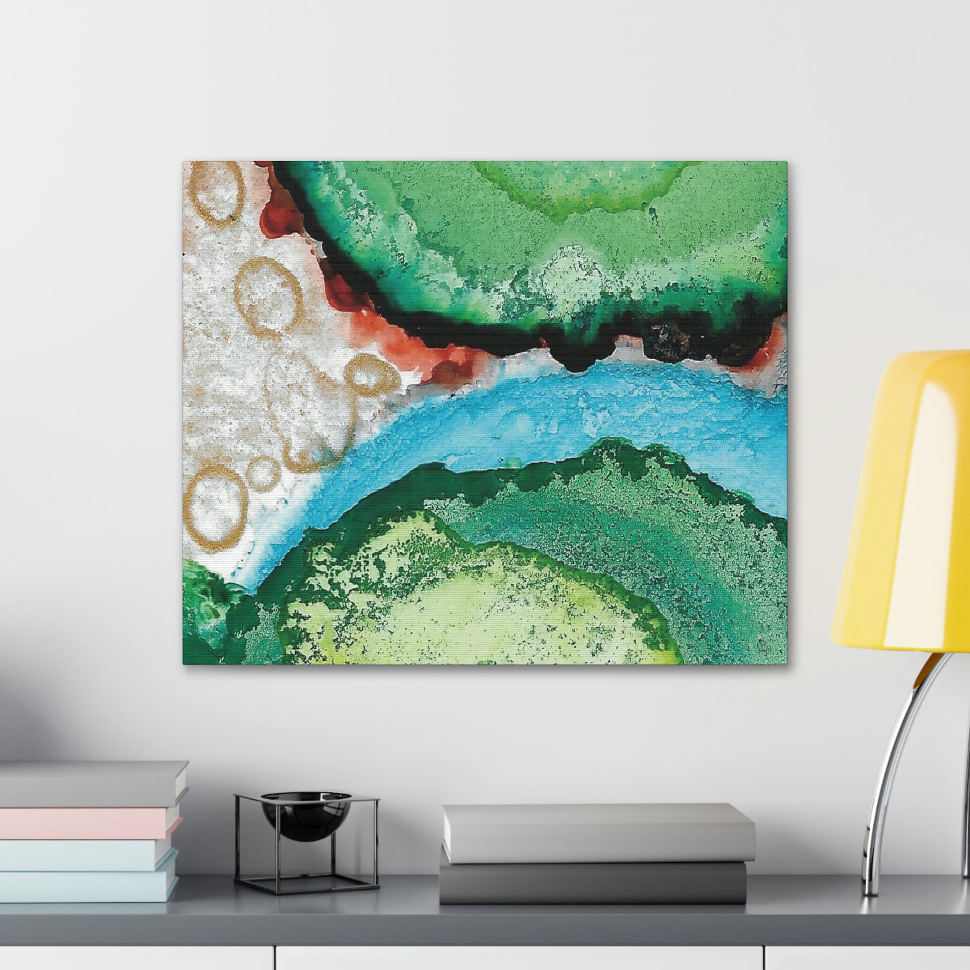 Inner Space 12 Canvas Print - Alja Design