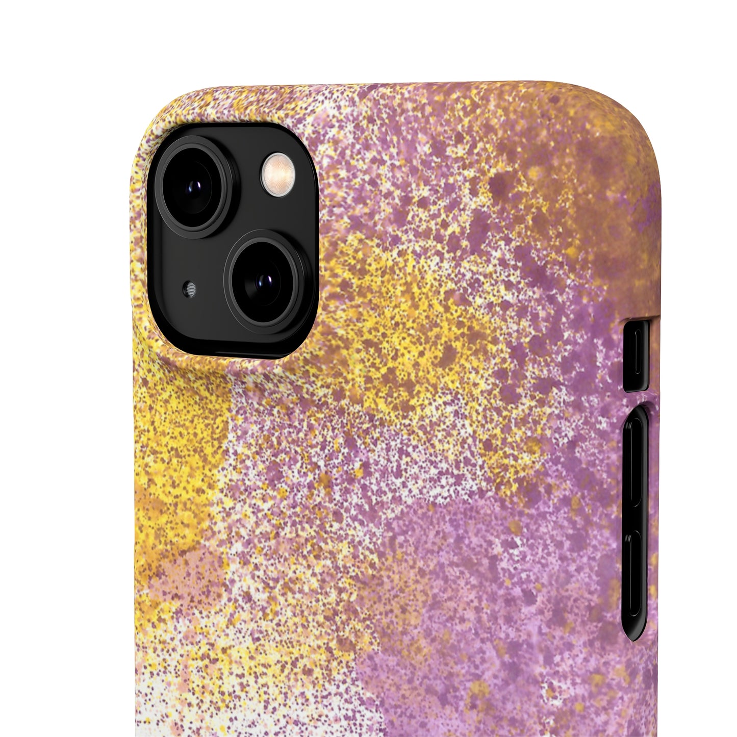 iPhone Samsung Galaxy Pixel5G Snap Case Phone Case Purple Blocks