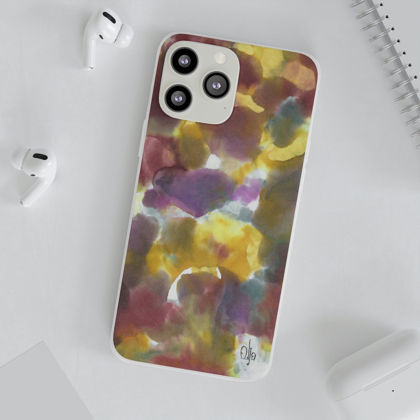 iPhone and Samsung Galaxy Flexi Phone Case Summer Clouds - Alja Design