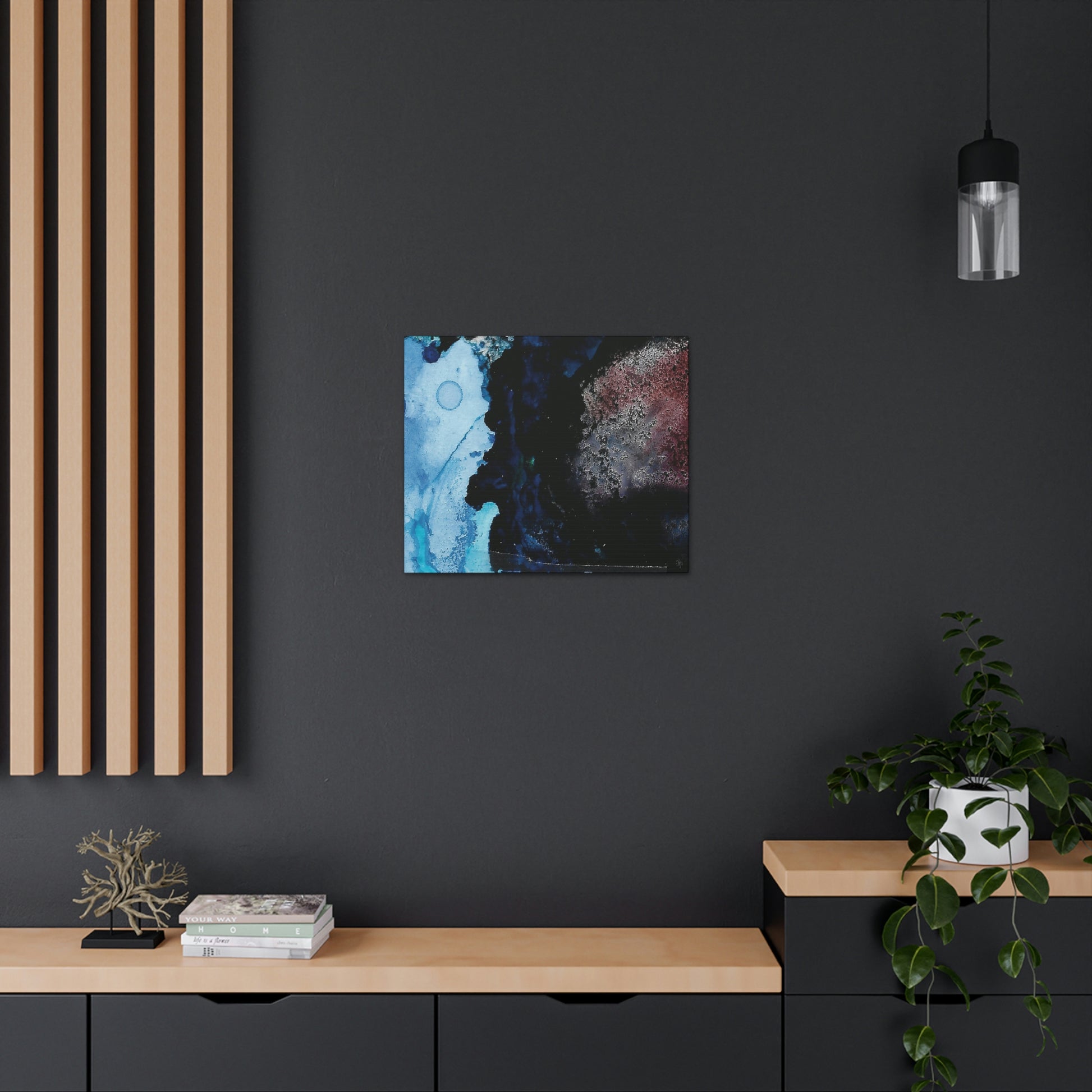 Inner Space 9 Canvas Print - Alja Design