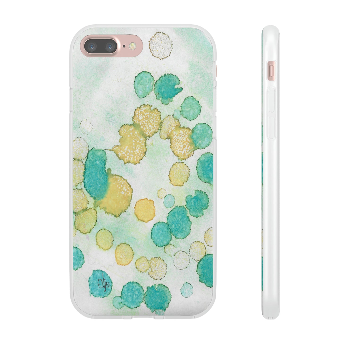 iPhone and Samsung Galaxy Flexi Phone Case Deep Bubbles - Alja Design