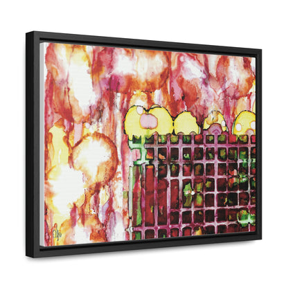 Off the Grid 11 Framed Canvas Print - Alja Design