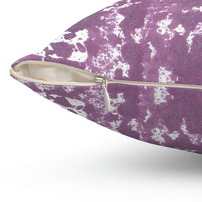 Purple Sky Square Pillow - Alja Design