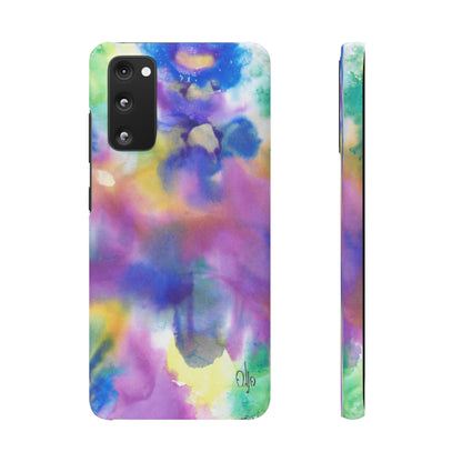 iPhone Samsung Galaxy Pixel5G Snap Case Phone Case Euphoric Colors