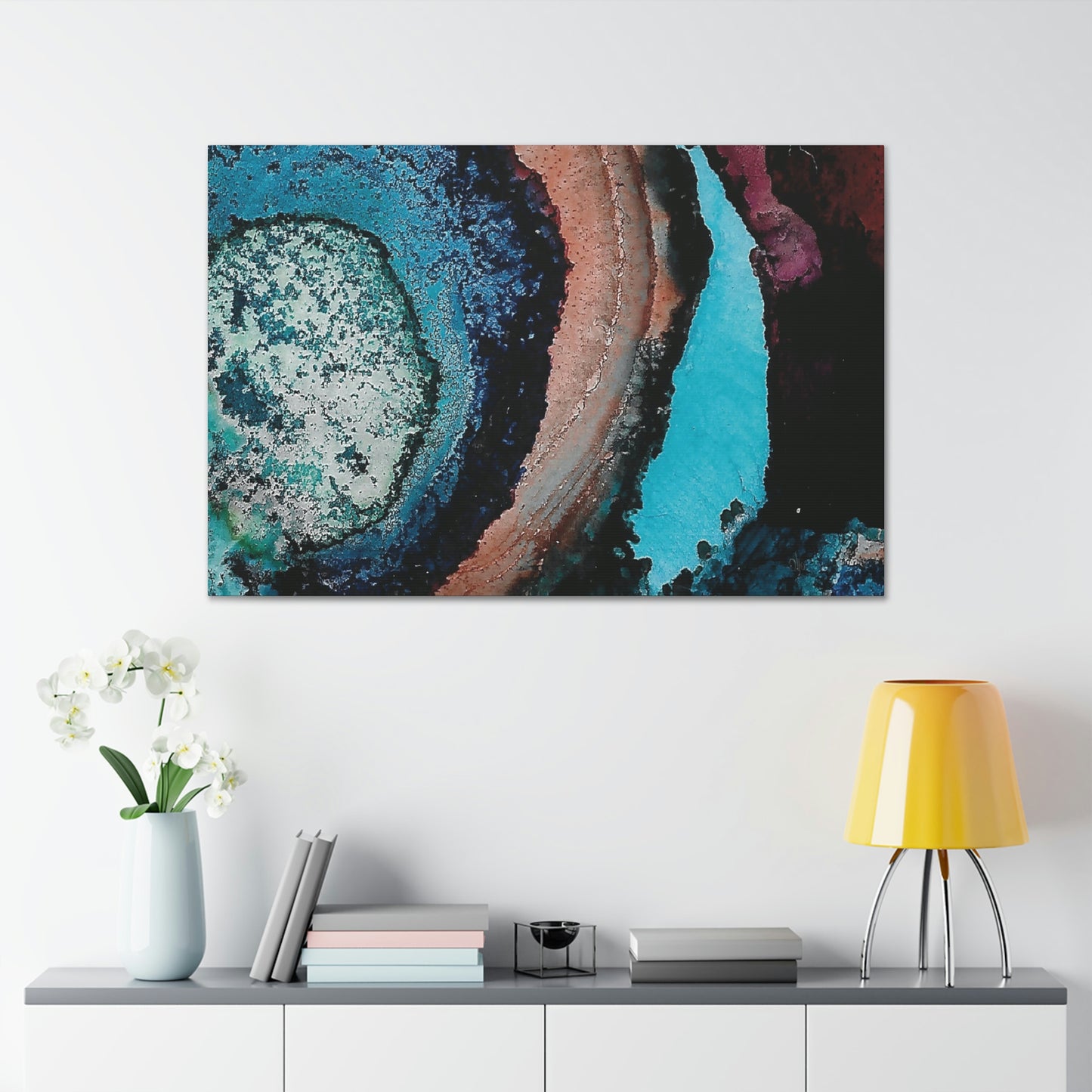 Inner Space 10 Canvas Print - Alja Design