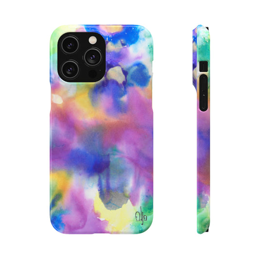 iPhone Samsung Galaxy Pixel5G Snap Case Phone Case Euphoric Colors