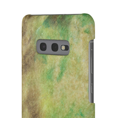 iPhone Samsung Galaxy Pixel5G Snap Case Phone Case Green Marble