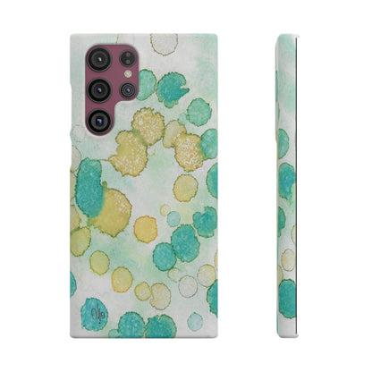 iPhone Samsung Galaxy Pixel5G Snap Case Phone Case Deep Bubbles