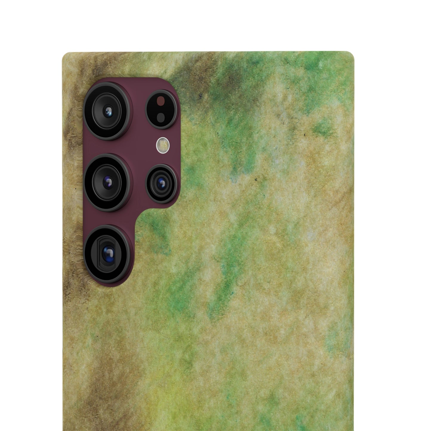 iPhone Samsung Galaxy Pixel5G Snap Case Phone Case Green Marble