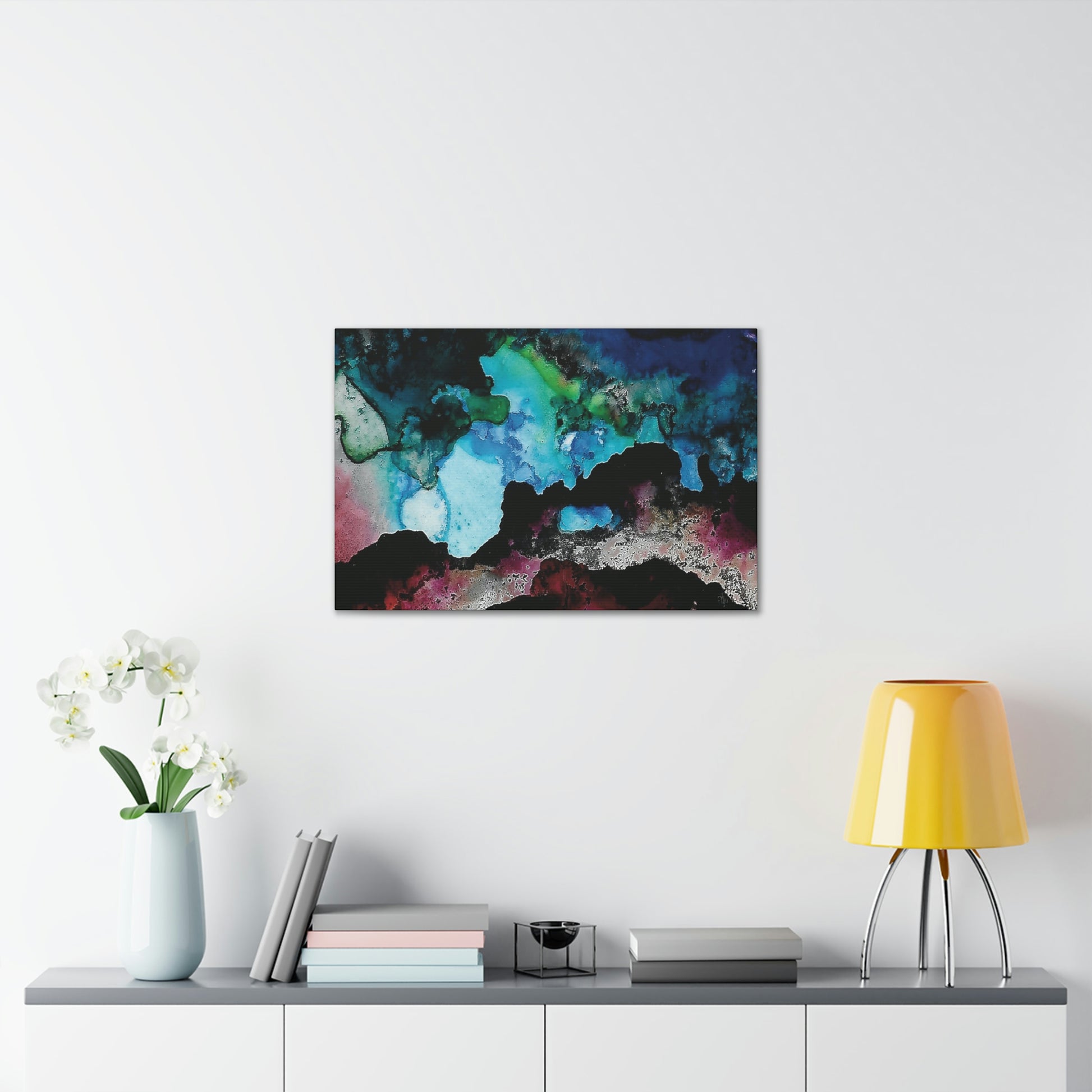 Inner Space 5 Canvas Print - Alja Design