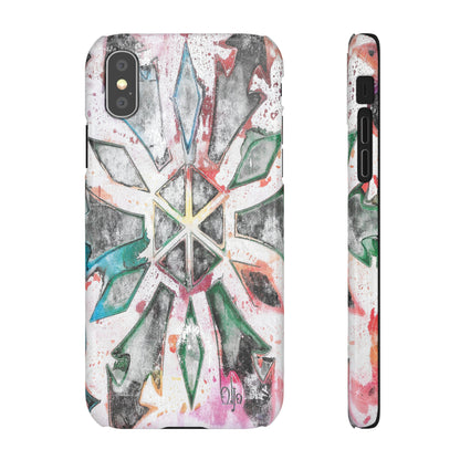 iPhone Samsung Galaxy Pixel5G Snap Case Phone Case Green Ice