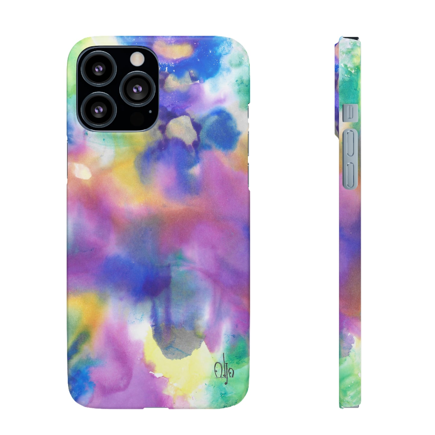 iPhone Samsung Galaxy Pixel5G Snap Case Phone Case Euphoric Colors