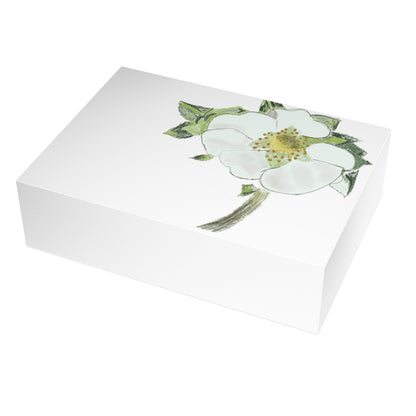 Strawberry Blossom Folded Greeting Card