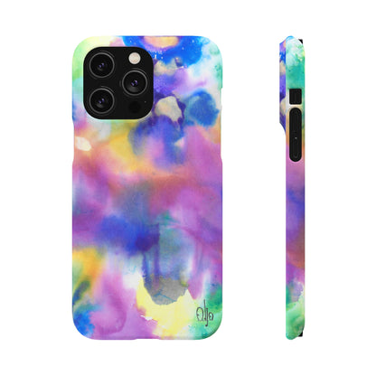 iPhone Samsung Galaxy Pixel5G Snap Case Phone Case Euphoric Colors