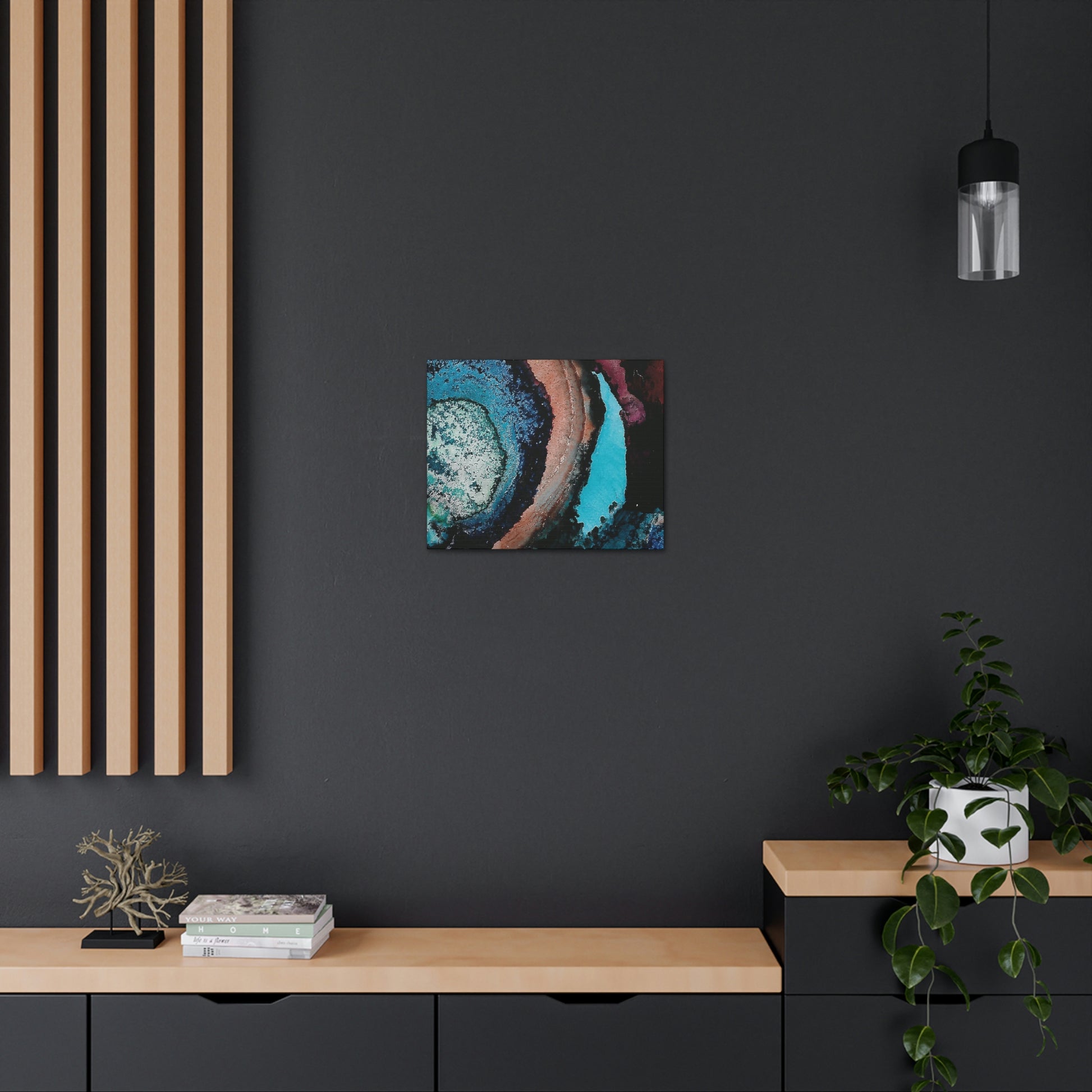 Inner Space 10 Canvas Print - Alja Design