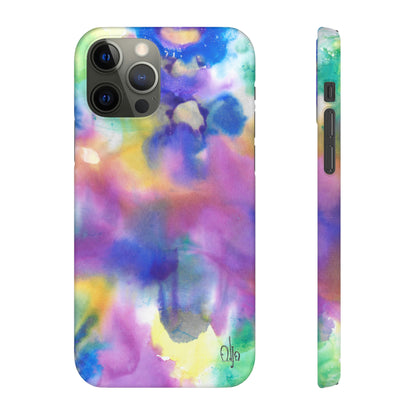 iPhone Samsung Galaxy Pixel5G Snap Case Phone Case Euphoric Colors