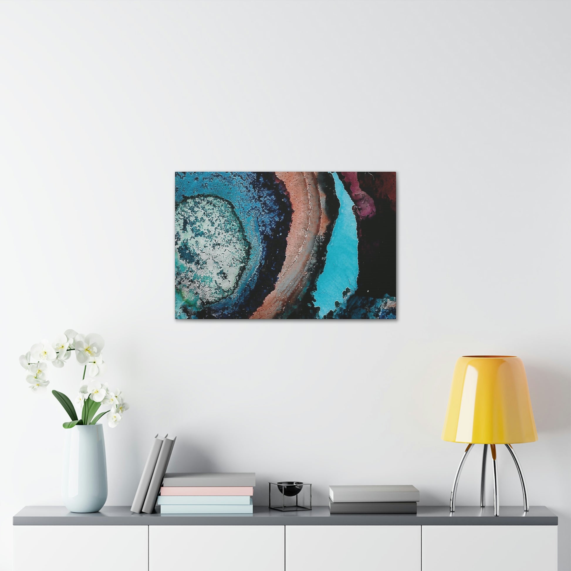 Inner Space 10 Canvas Print - Alja Design