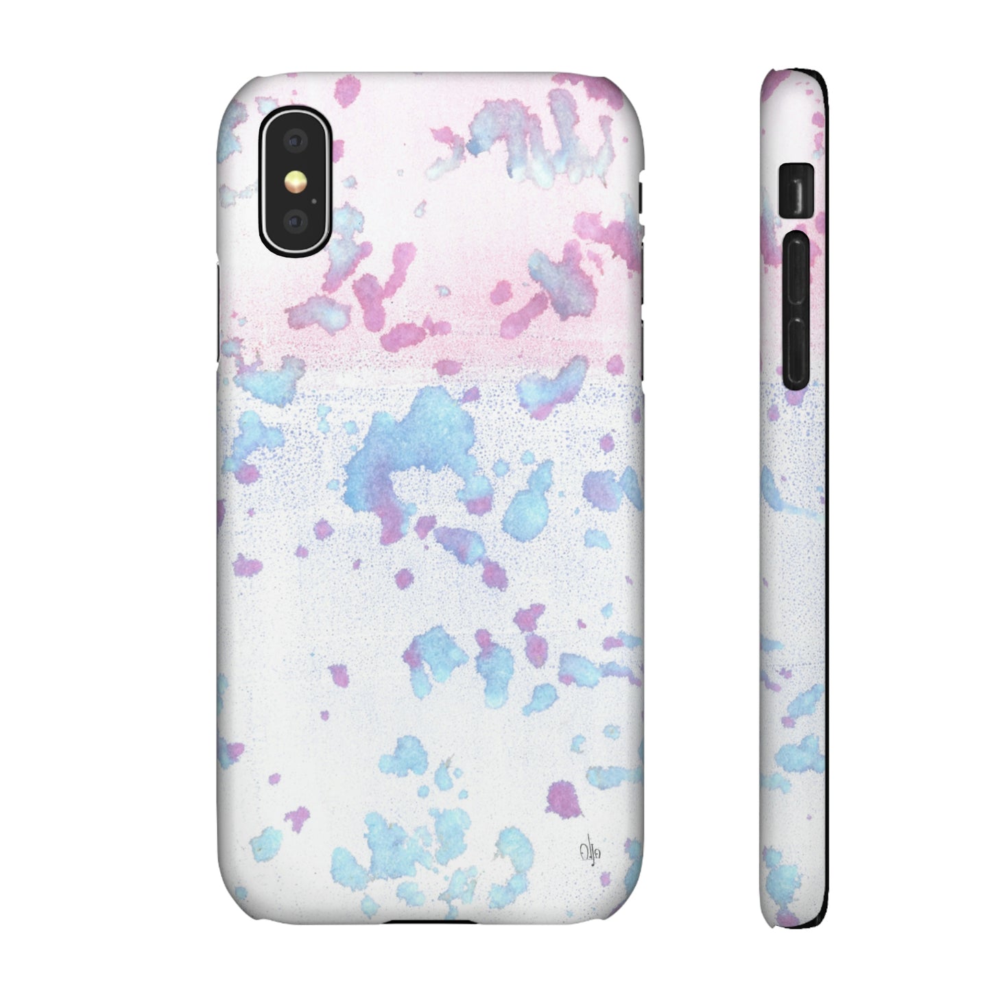 iPhone Samsung Galaxy Pixel5G Snap Case Phone Case Mineral Splashes