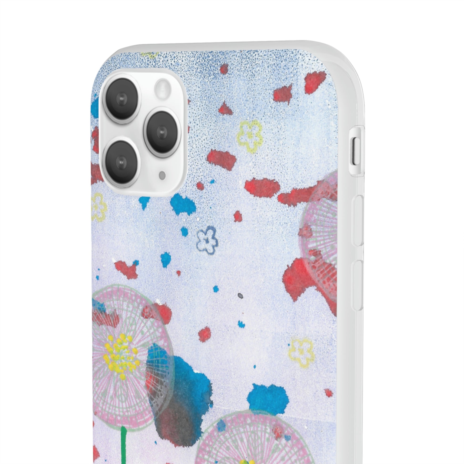 iPhone and Samsung Galaxy Flexi Phone Case Dandelion Party - Alja Design