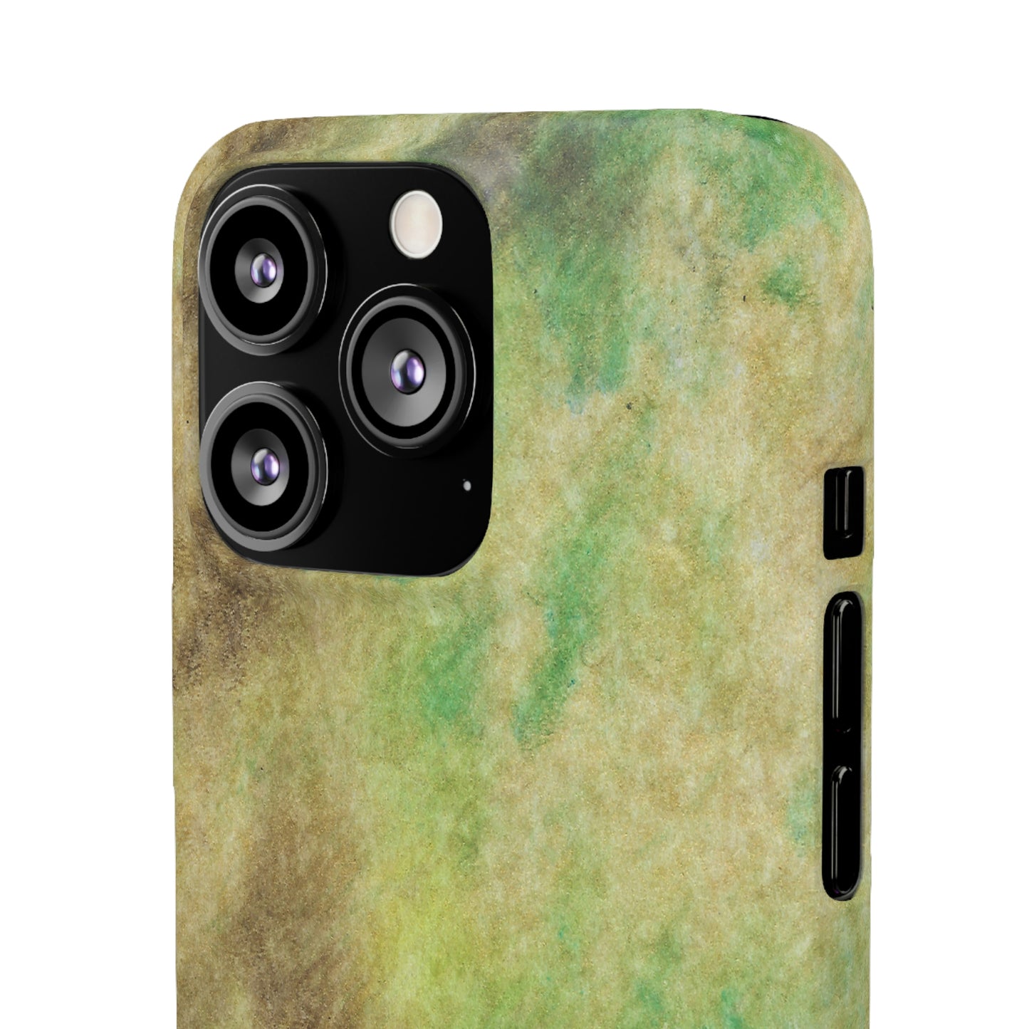 iPhone Samsung Galaxy Pixel5G Snap Case Phone Case Green Marble