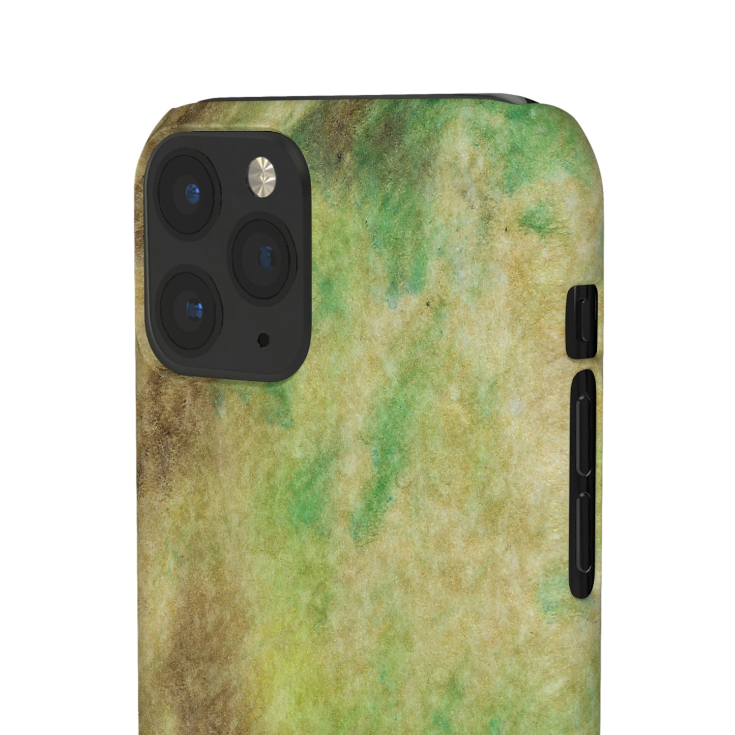 iPhone Samsung Galaxy Pixel5G Snap Case Phone Case Green Marble