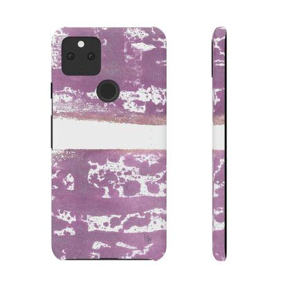 iPhone Samsung Galaxy Pixel5G Snap Case Phone Case Purple Horizon