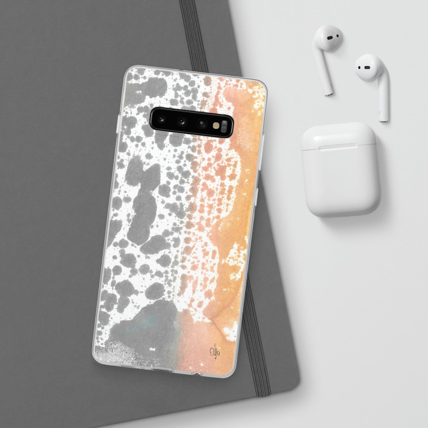 iPhone and Samsung Galaxy Flexi Phone Case Lava Waterfall - Alja Design