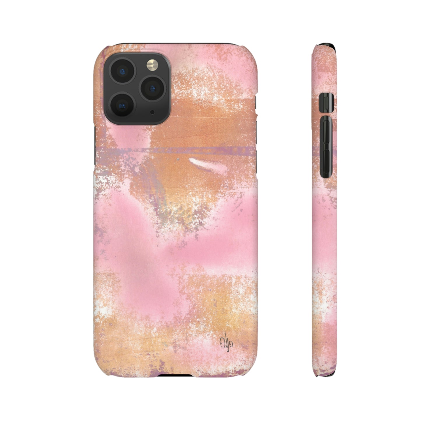 iPhone Samsung Galaxy Pixel5G Snap Case Phone Case Passionate Pink