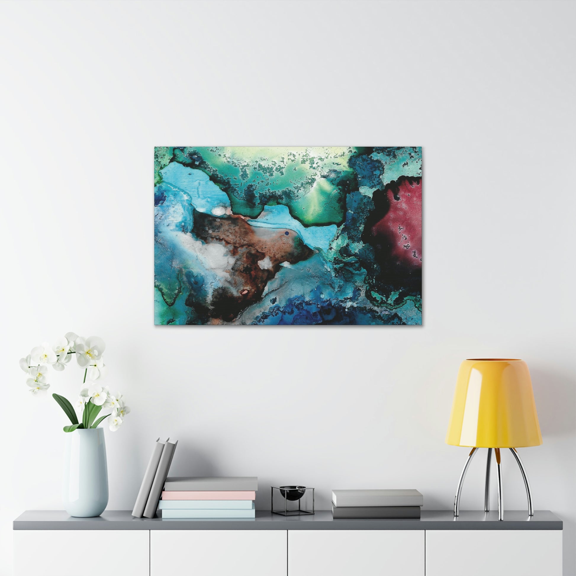 Inner Space 18 Canvas Print - Alja Design