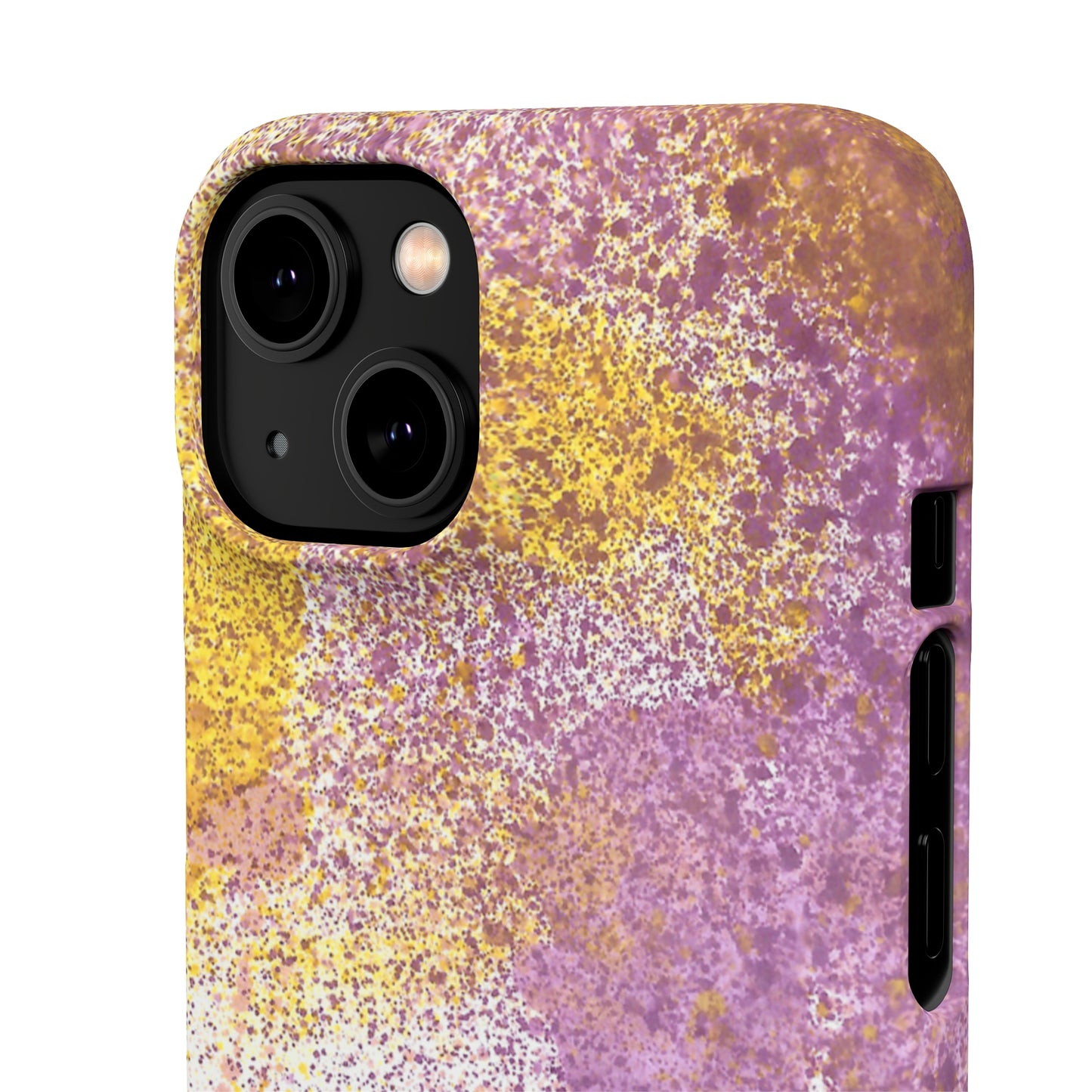 iPhone Samsung Galaxy Pixel5G Snap Case Phone Case Purple Blocks