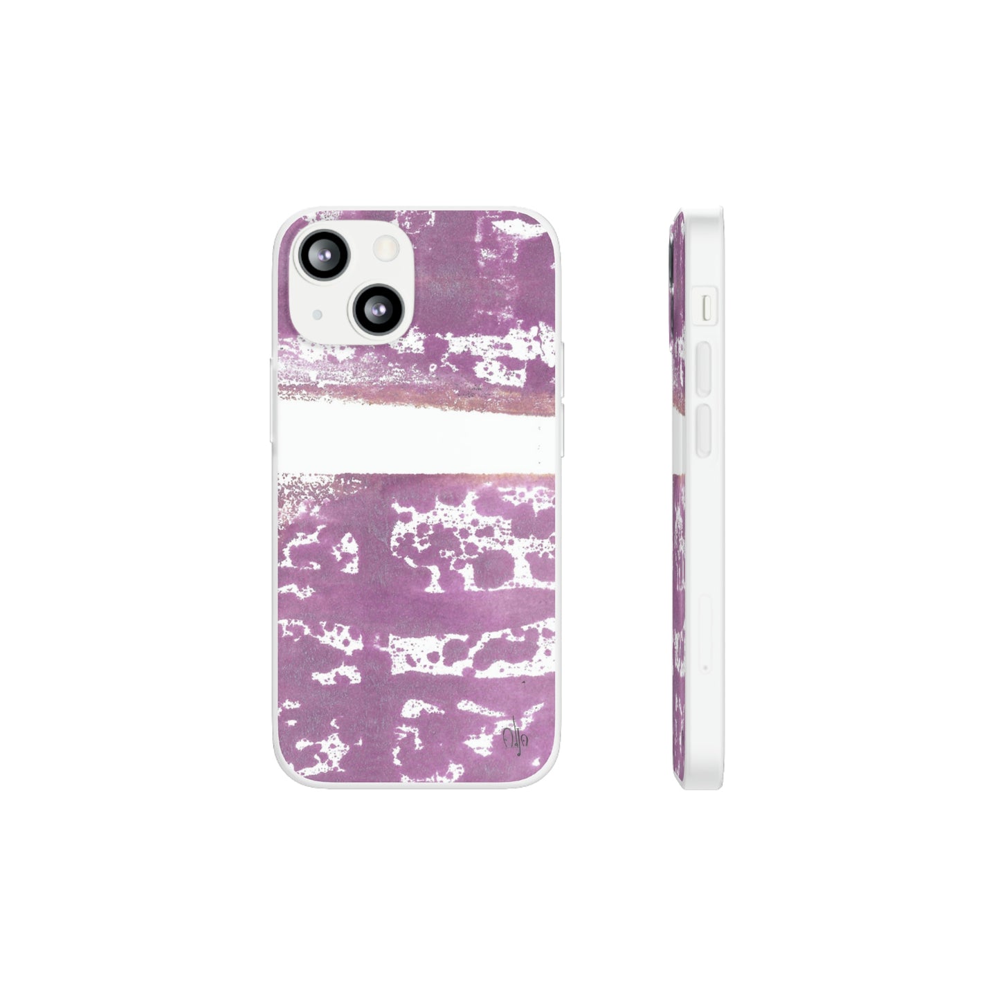 iPhone and Samsung Galaxy Flexi Phone Case Purple Horizon - Alja Design