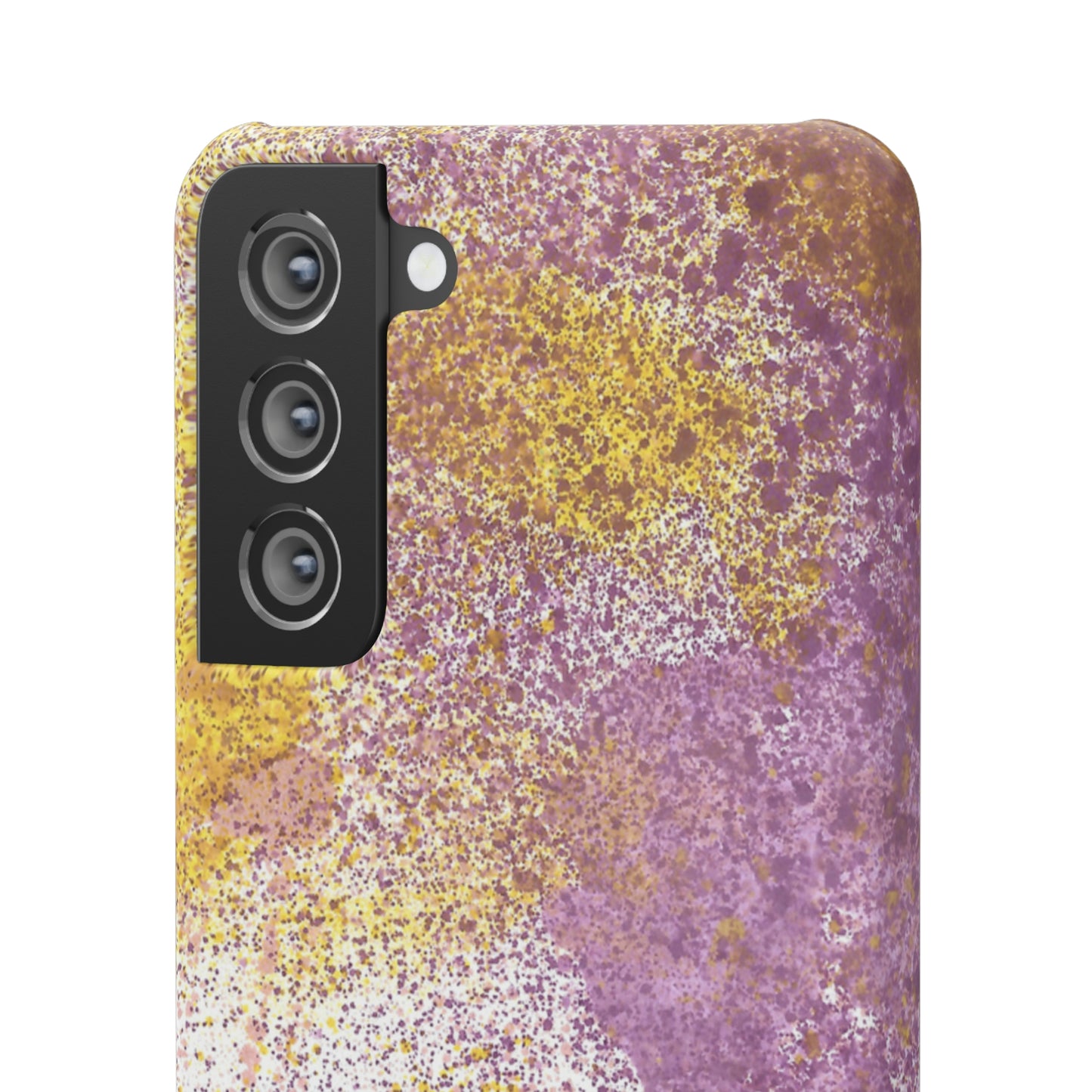 iPhone Samsung Galaxy Pixel5G Snap Case Phone Case Purple Blocks