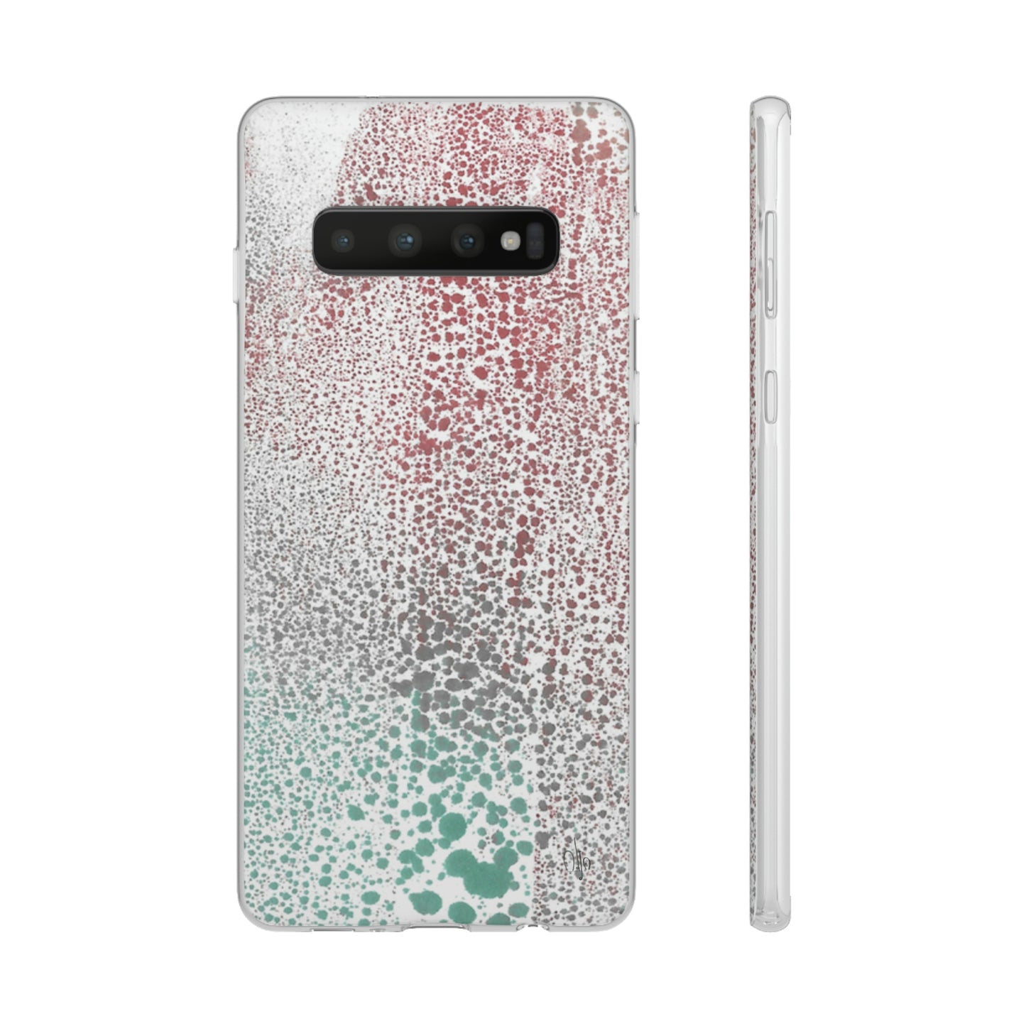 iPhone and Samsung Galaxy Flexi Phone Case Gradient Drip - Alja Design