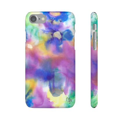 iPhone Samsung Galaxy Pixel5G Snap Case Phone Case Euphoric Colors