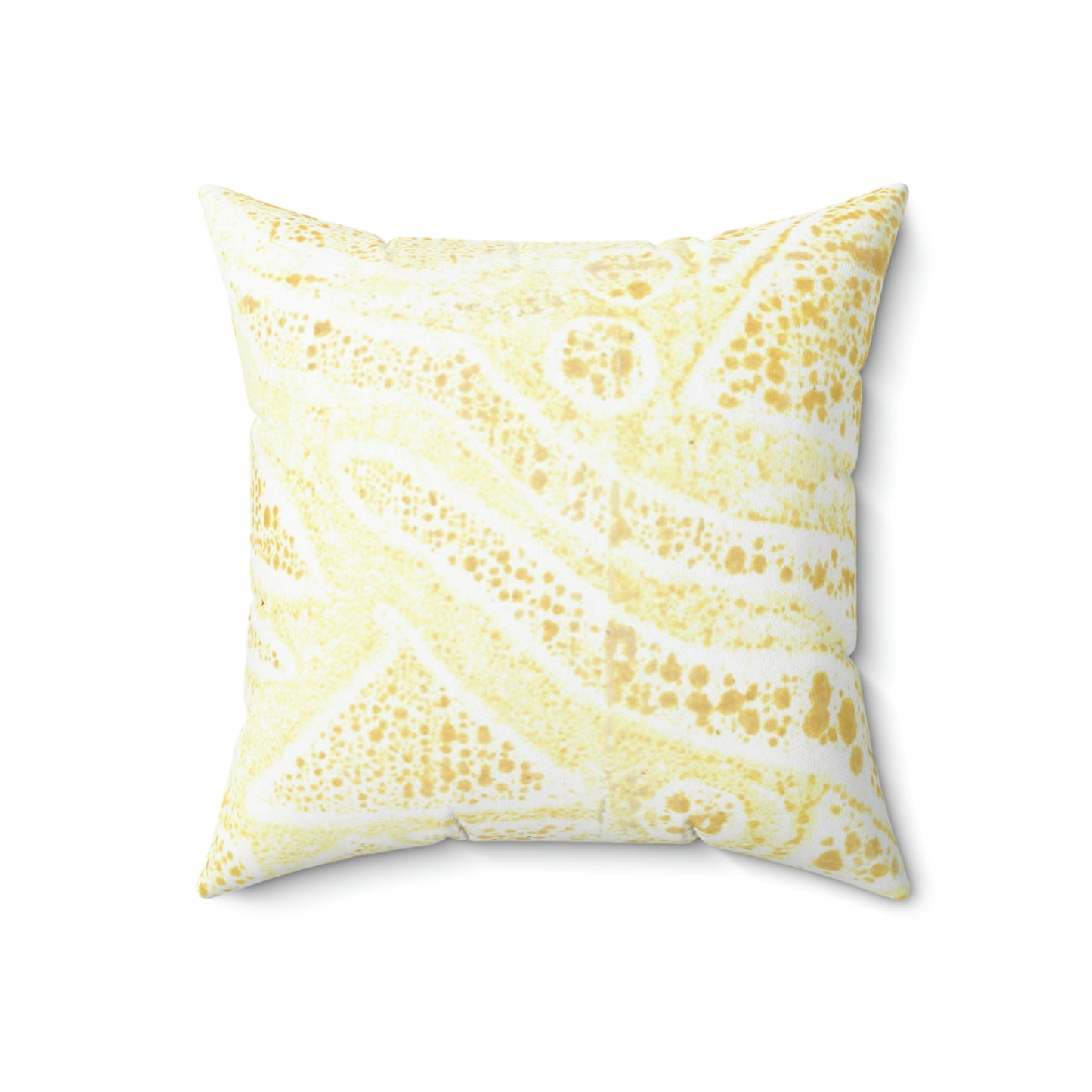 Light Yellow Grain Square Pillow - Alja Design