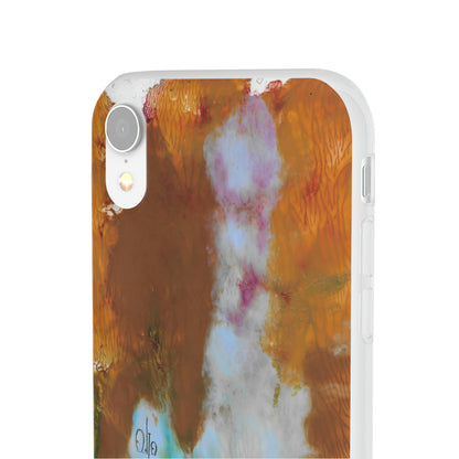 iPhone and Samsung Galaxy Flexi Phone Case Yellow Cascade - Alja Design