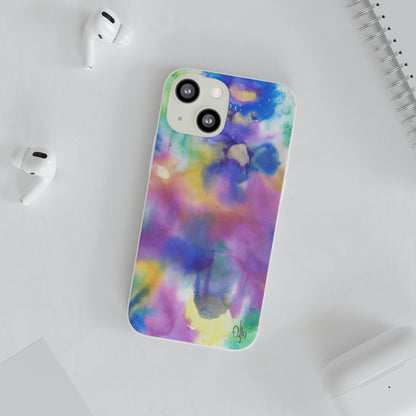 iPhone and Samsung Galaxy Flexi Phone Case Euphoric Colors - Alja Design