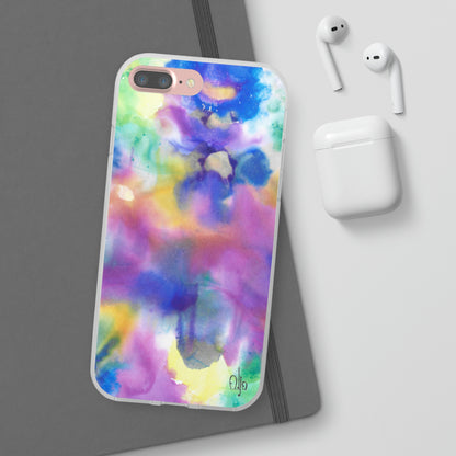 iPhone and Samsung Galaxy Flexi Phone Case Euphoric Colors - Alja Design