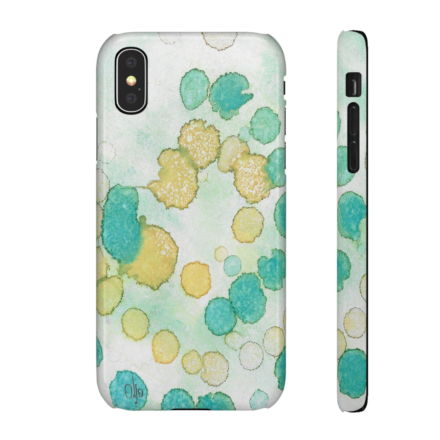 iPhone Samsung Galaxy Pixel5G Snap Case Phone Case Deep Bubbles