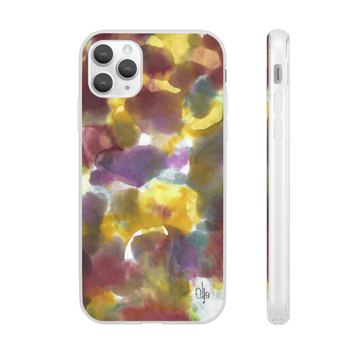 iPhone and Samsung Galaxy Flexi Phone Case Summer Clouds - Alja Design