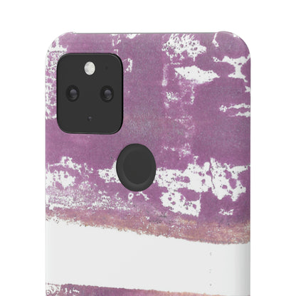 iPhone Samsung Galaxy Pixel5G Snap Case Phone Case Purple Horizon