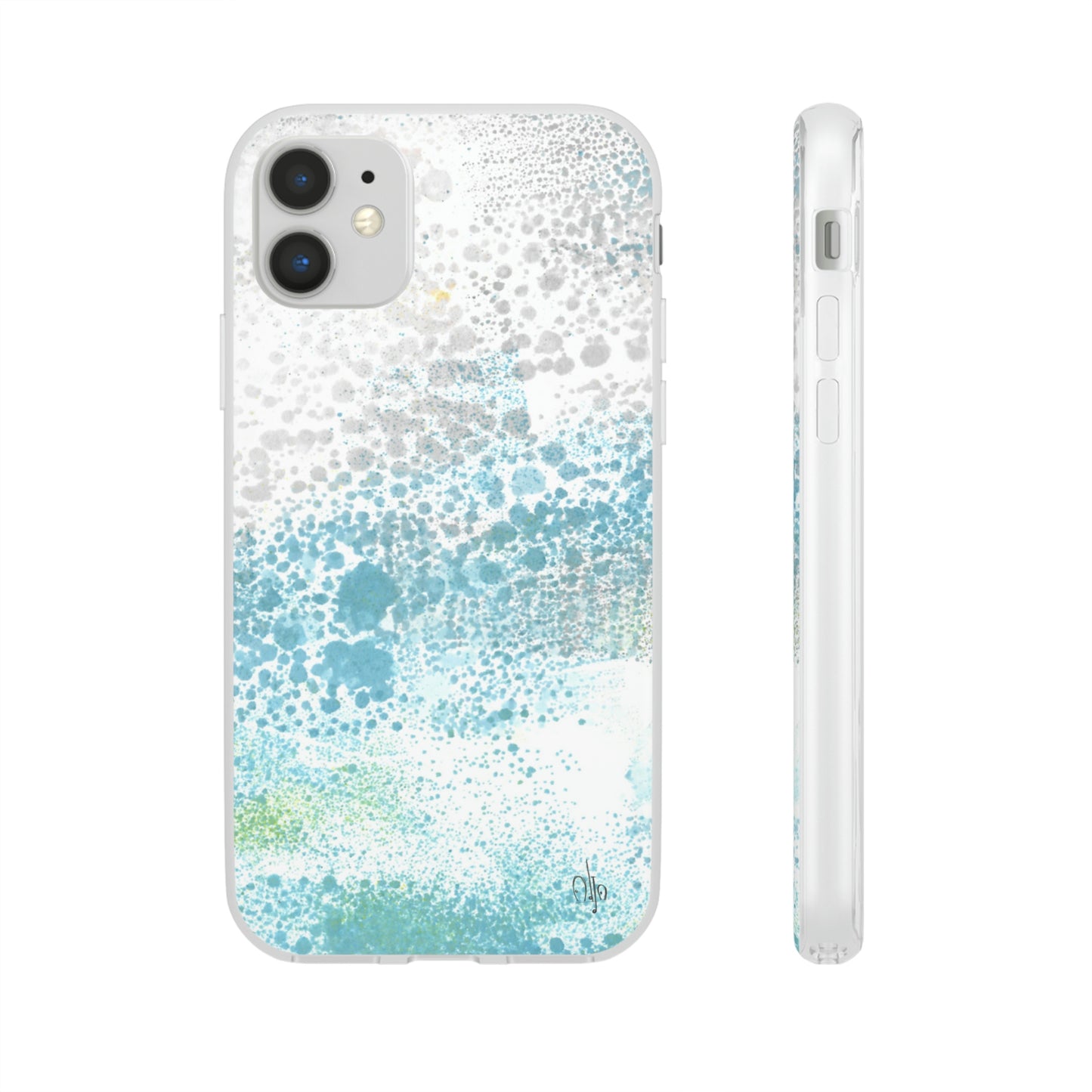 iPhone and Samsung Galaxy Flexi Phone Case Gentle Rain - Alja Design