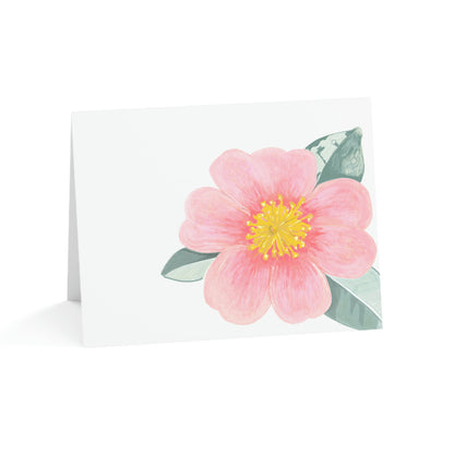 Camellia Folded Greeting Card