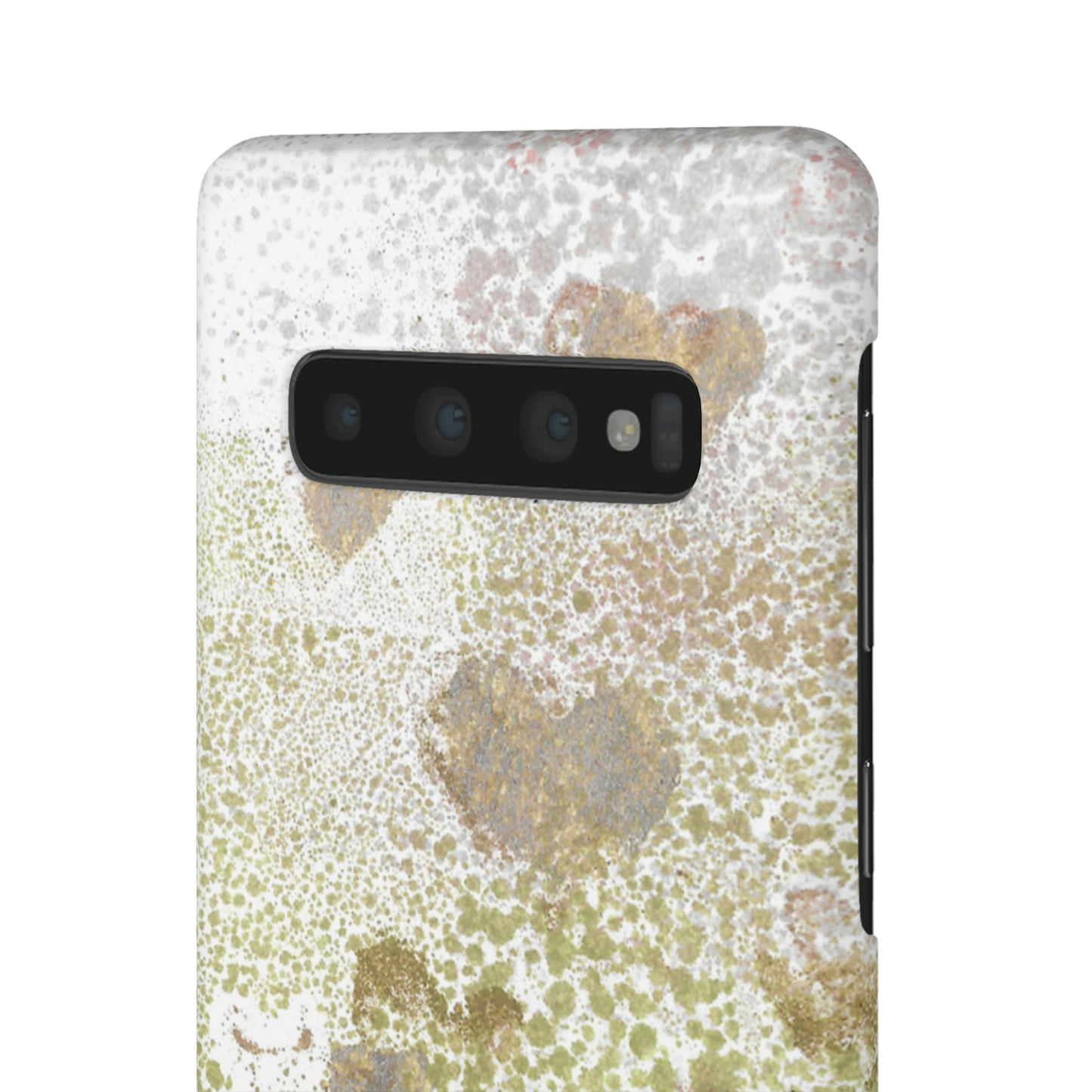 iPhone Samsung Galaxy Pixel5G Snap Case Phone Case Green Hearts