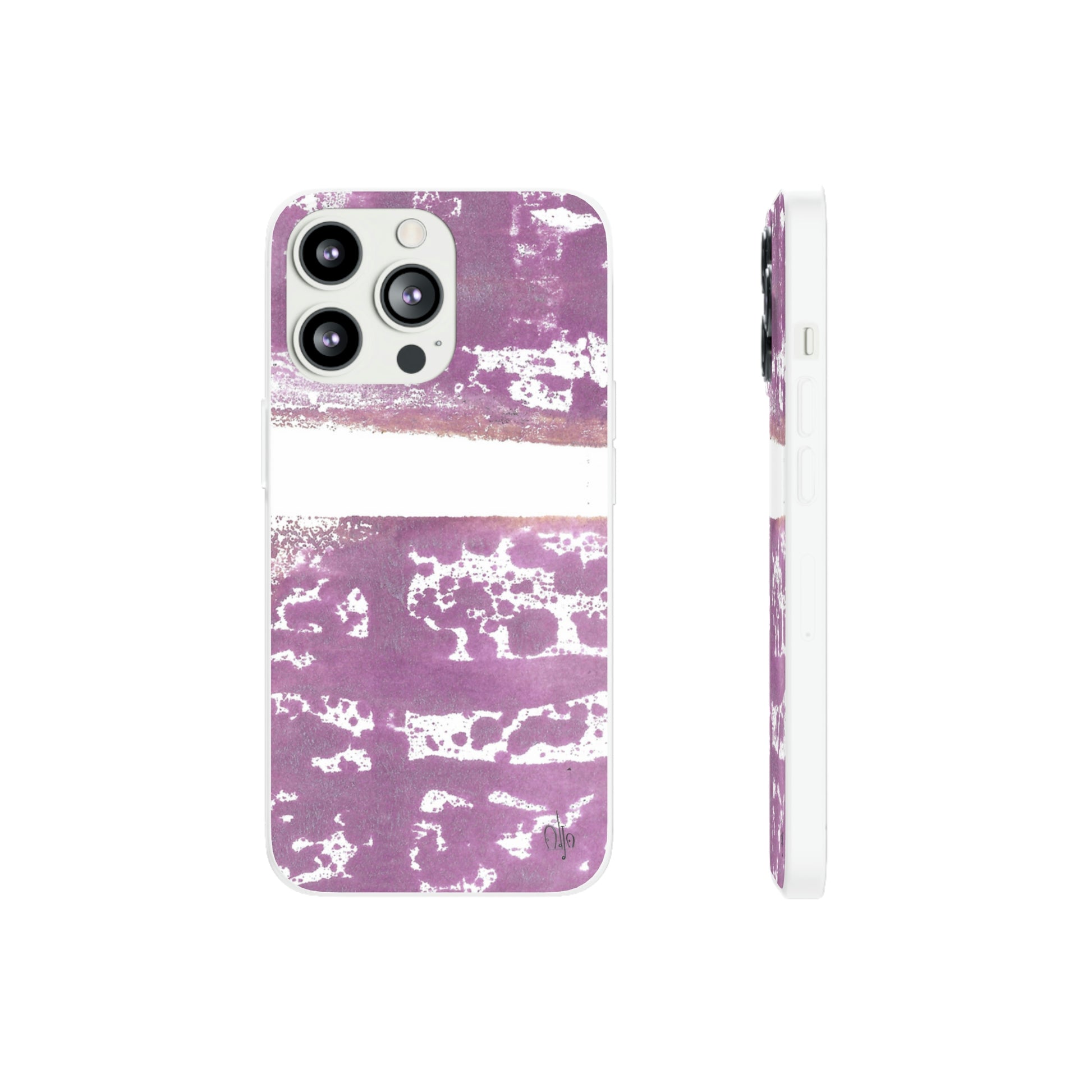 iPhone and Samsung Galaxy Flexi Phone Case Purple Horizon - Alja Design