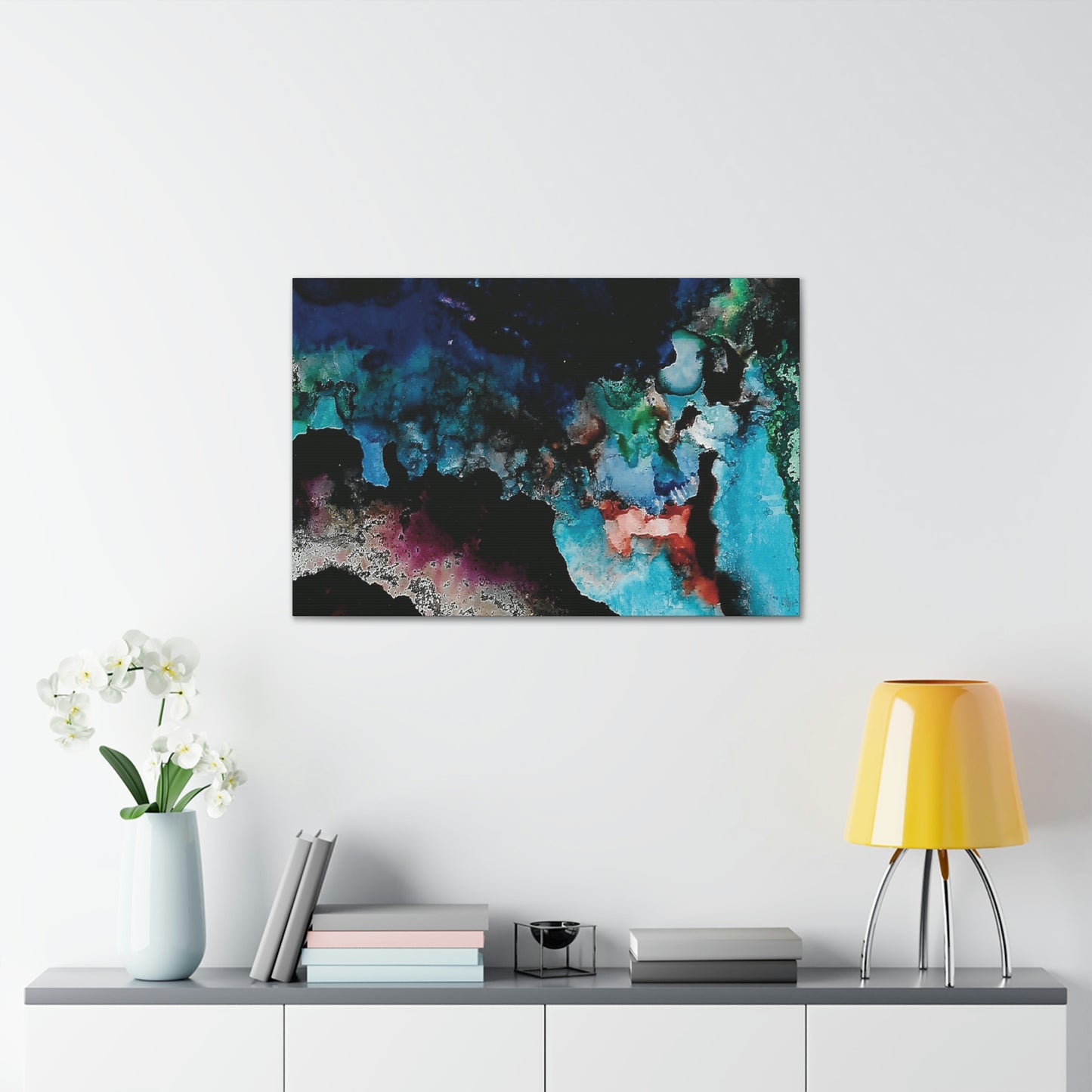 Inner Space 3 Canvas Print - Alja Design