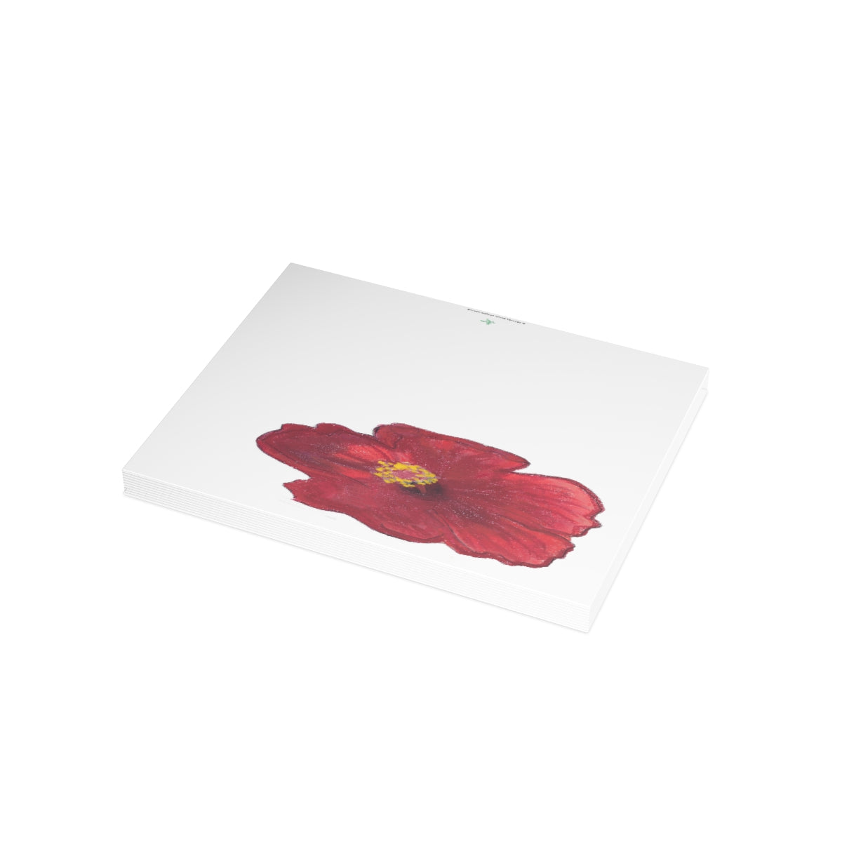 Hibiscus Folded Greeting Card