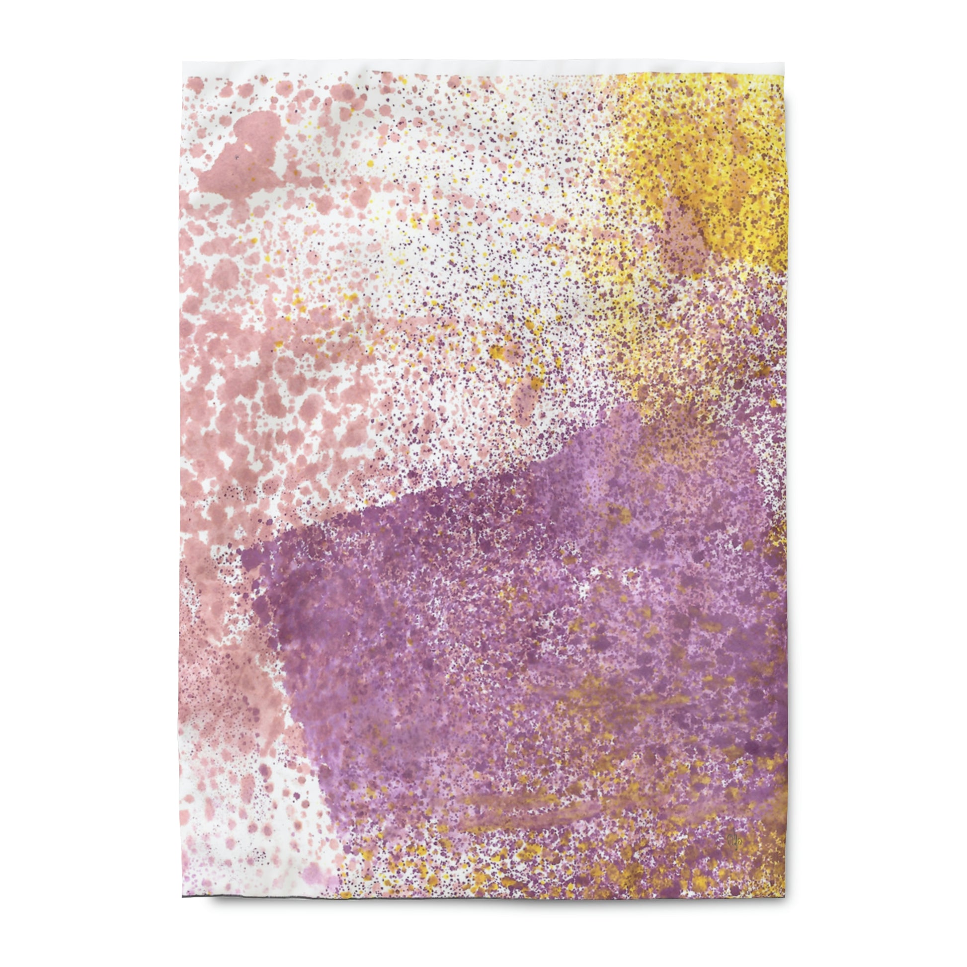 Purple Blocks Duvet Cover - Alja Design
