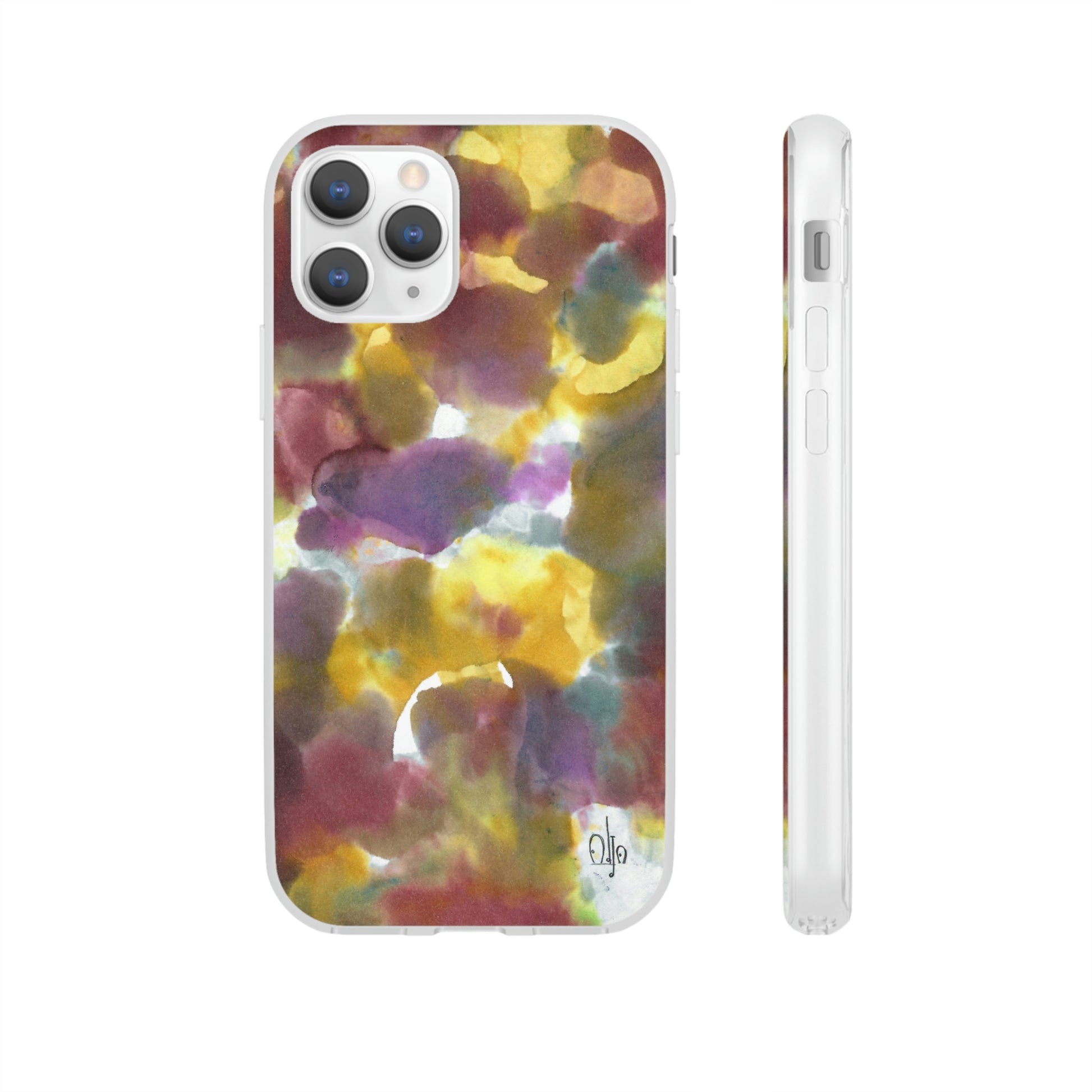 iPhone and Samsung Galaxy Flexi Phone Case Summer Clouds - Alja Design