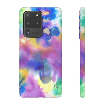 iPhone Samsung Galaxy Pixel5G Snap Case Phone Case Euphoric Colors